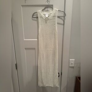 White Knit Coverup